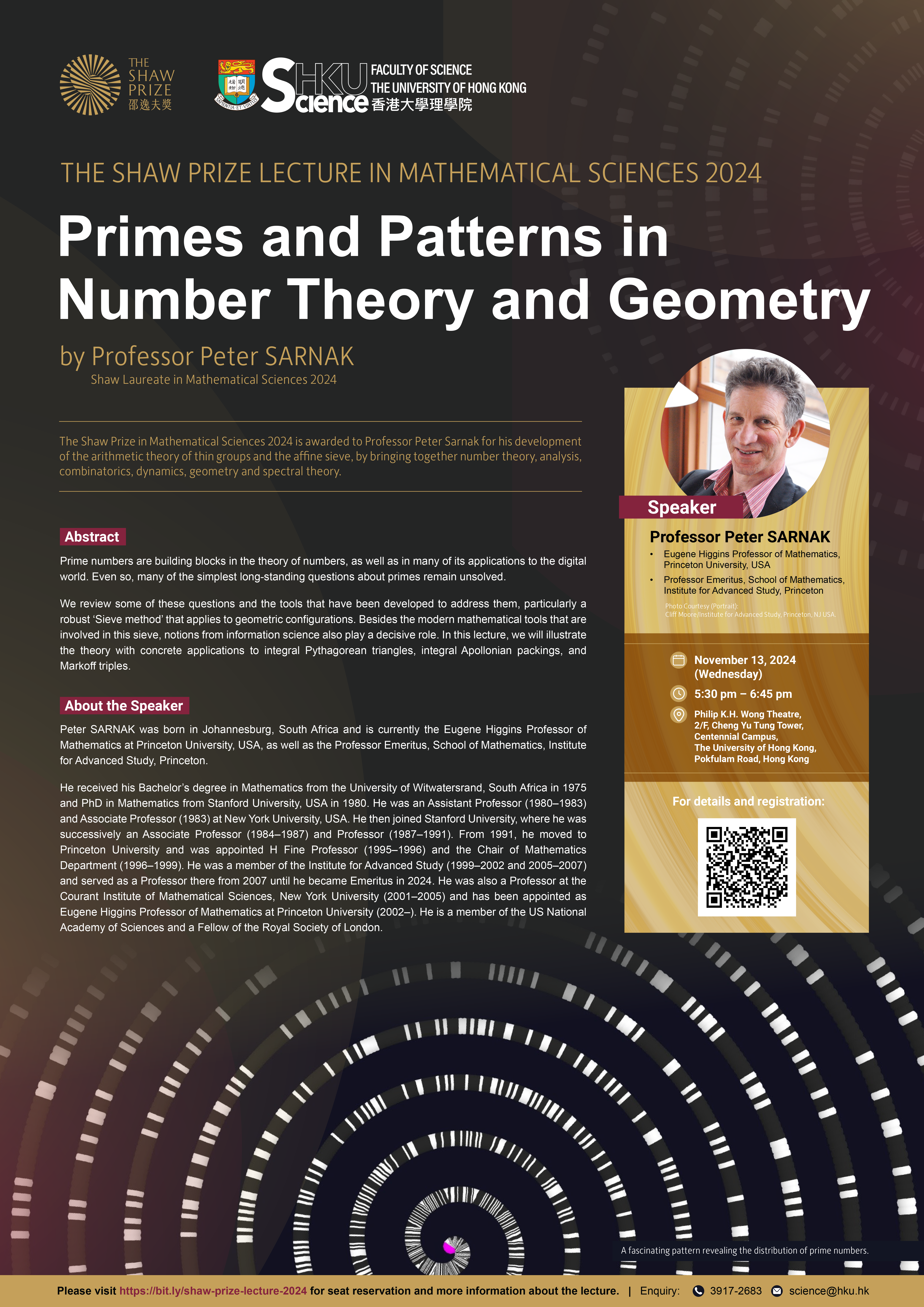 The Shaw Prize Lecture in Mathematical Sciences 2024